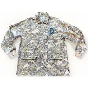 Disneyland Resort Spirit Jersey Shirt Jacket Tropical Palm Shacket Men XL